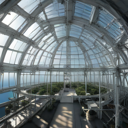 An orbital greenhouse above the Atlantic